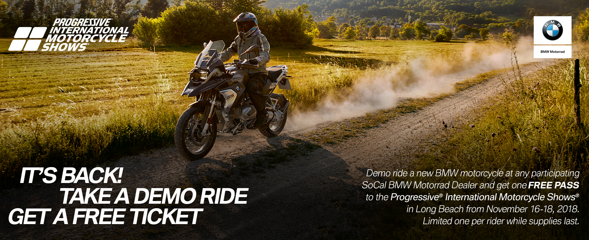 Southern California BMW Motorcycle Dealers | Take A Demo Ride, Get A